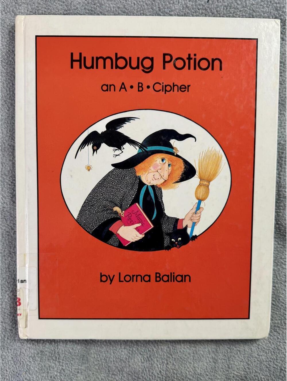 vintage humbug potion‎ lorna balian abc cipher witch kids book